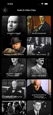 World History Audio Video